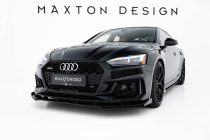Audi RS5 Coupe / Sportback F5 2017-2019 Street Pro Frontsplitter / Frontläpp + Splitters Maxton Design